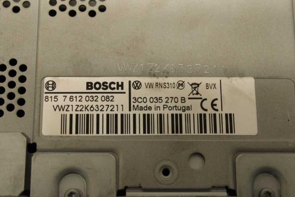 RADIO VW RNS310 CODE RADIO INCONNU - Vue 3